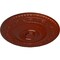 Ekena Millwork Neuveau Ceiling Medallion (Fits Canopies up to 6 3/8"), Hand-Painted Firebrick, 24 1/4"OD x 2"P CM24NAFIF - alternate 3